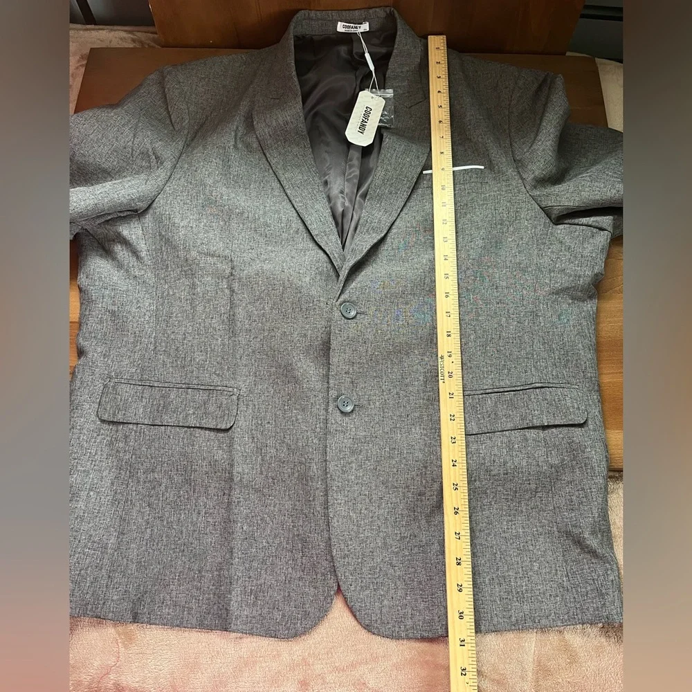 COOFANDY Mens Casual Suit Blazer Jackets Lightweight. 2 Button. 3xl